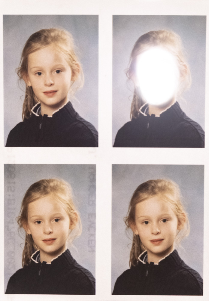 portretjes van Joëlle als kind